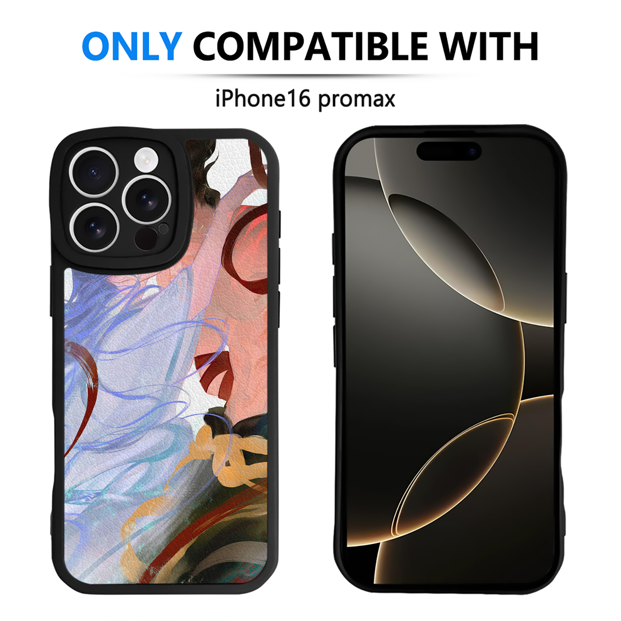 （画像用） Ne Zha 2 ナタ 魔童の大暴れ 【iPhone 16シリーズ対応】シリコンスマホケース（レザー調） 材質：シリコン